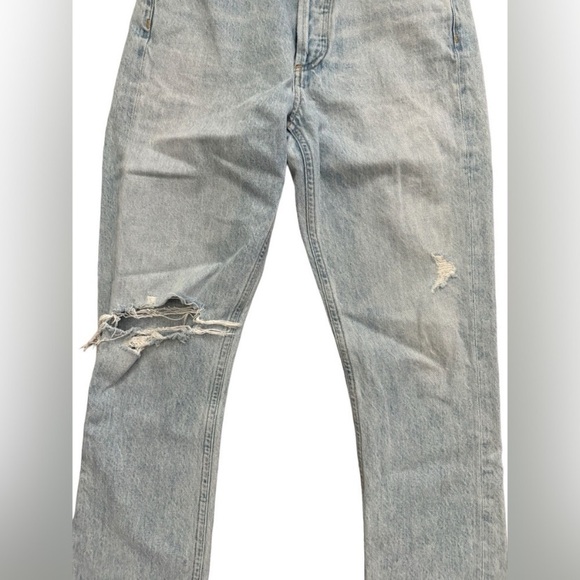 AGOLDE Riley High Rise Straight Crop in Shatter lA056B-983 size 24 - Picture 6 of 9